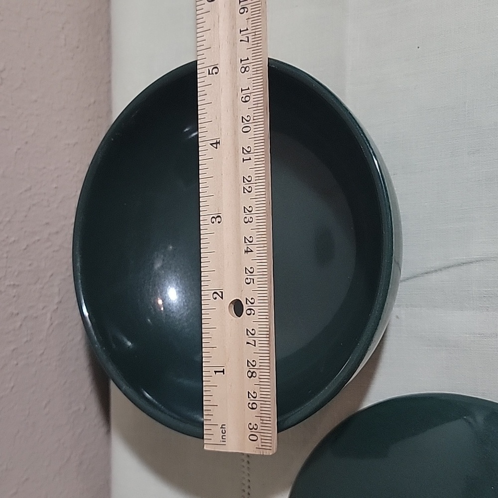 Russell Wright Rare Iroquois Parsley Green Covered Soup Bowls - Picture 5 of 8